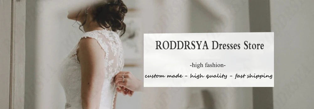 RODDRSYA Bling Glittter Boho Wedding Dresses For Women Off Shoulder Sweetheaart Net Tulle Beach Tea Length Bridal Gowns Lace Up