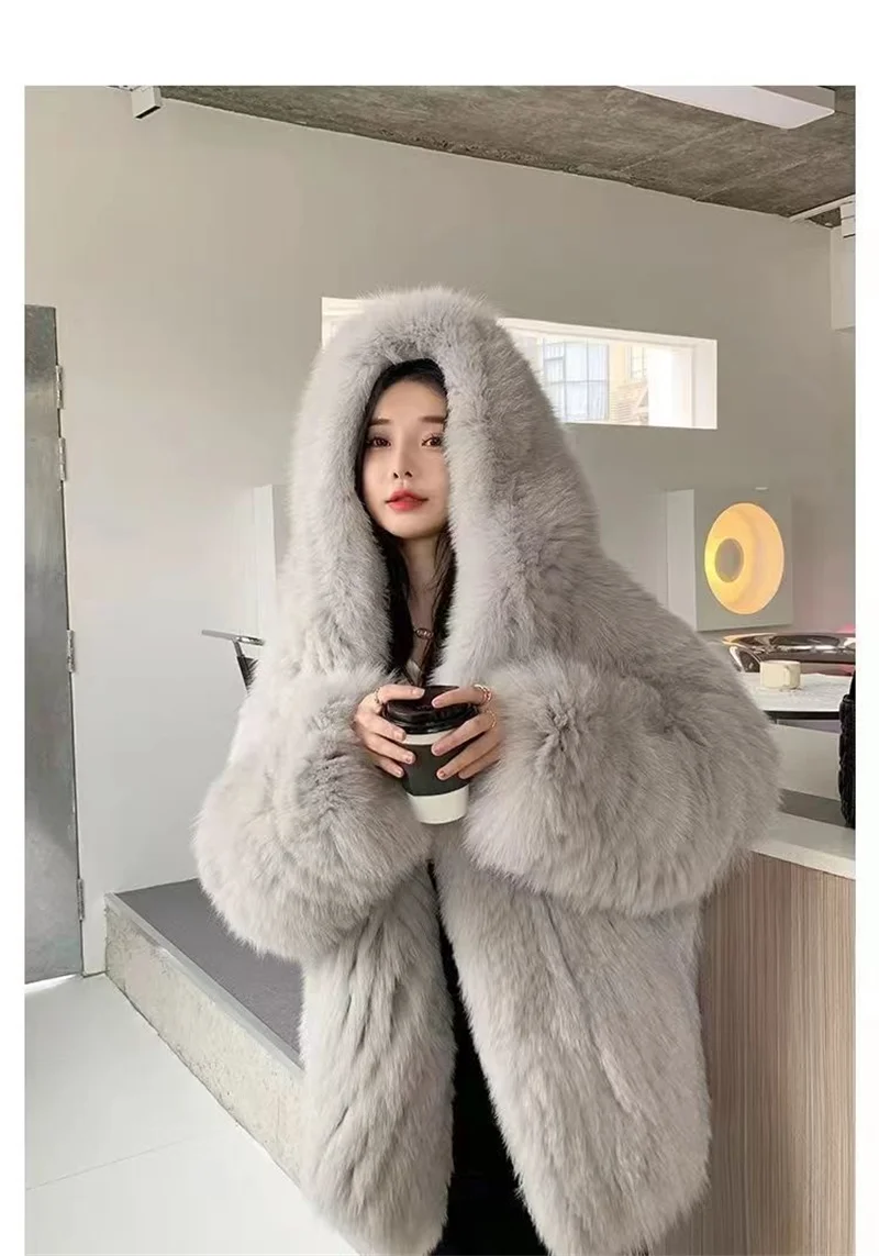 Female Autumn Winter Imitation Fur 2024 Lamb Plush New Coat Women's Mid-Length Korean Loose Plush Sheep Shearing Coat Thickening