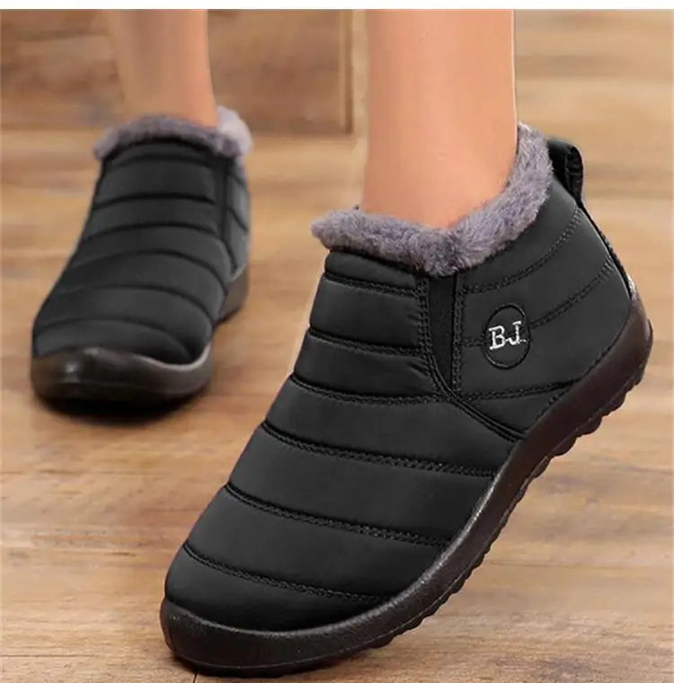 New Waterproof Winter Women Sneakers Shoes Breathable Women's Sneakers Chunky Plus Size Women Casual Shoes Black Flat Shoes