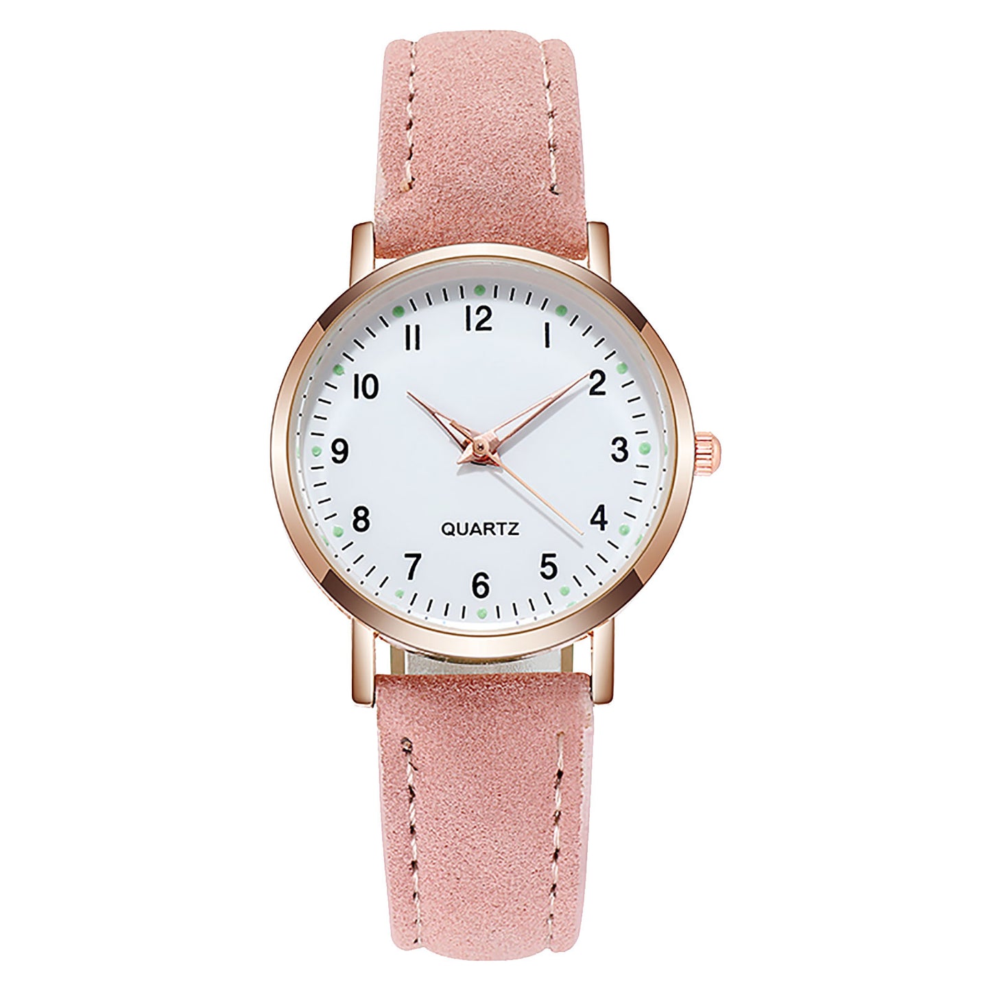 Fashion Temperament Ladies Belt Watch Analog Luminous Quartz Watch Fashionable Simple Style Quartz Wristwatch Reloj Mujer