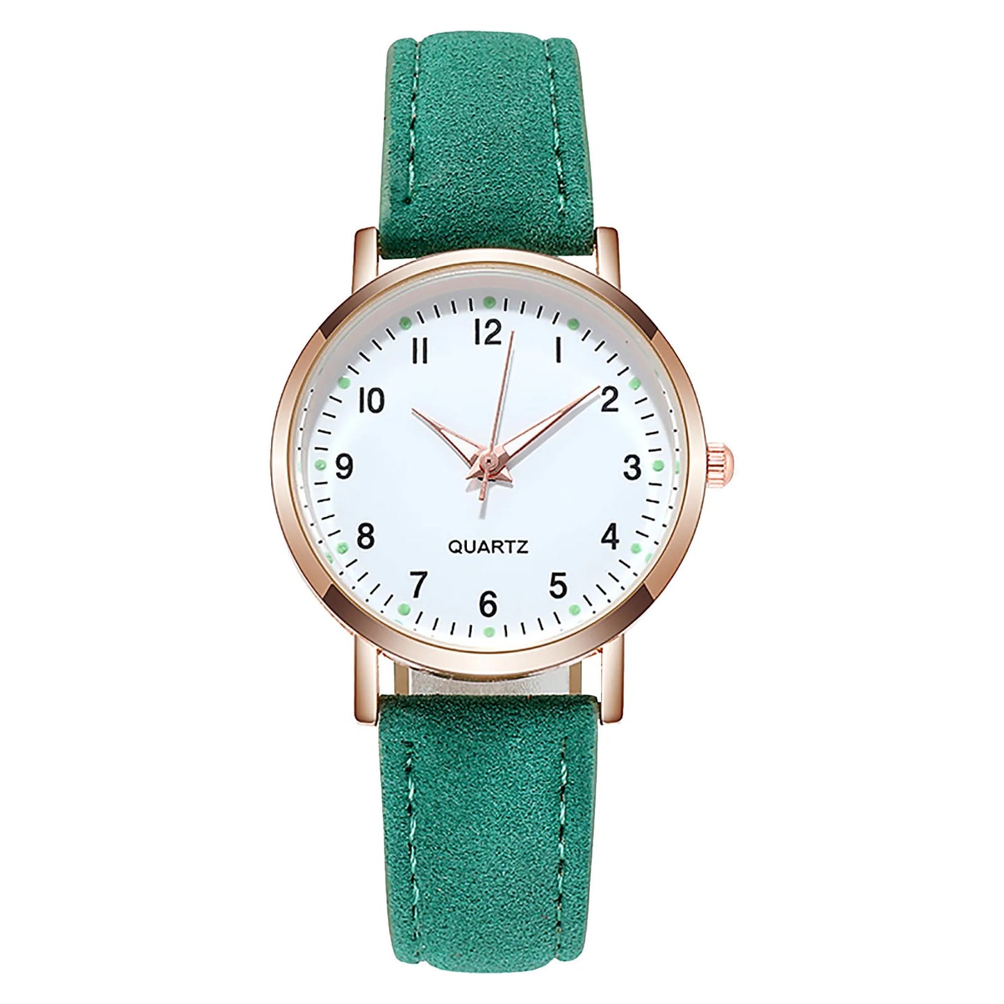 Fashion Temperament Ladies Belt Watch Analog Luminous Quartz Watch Fashionable Simple Style Quartz Wristwatch Reloj Mujer