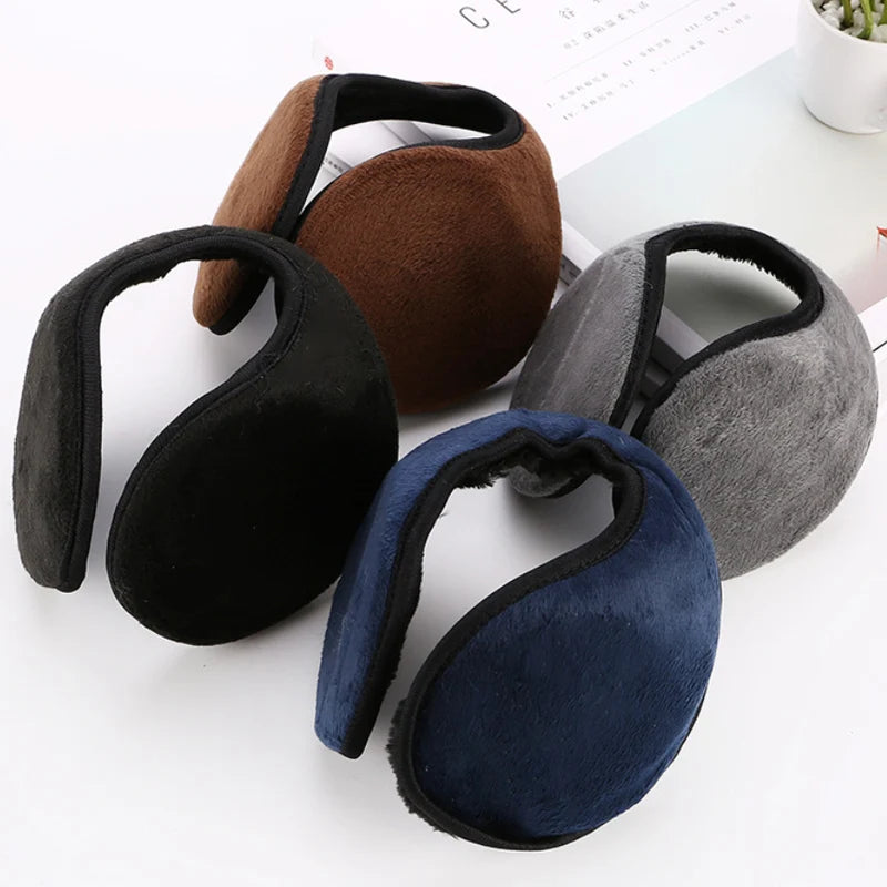 Windproof Earmuffs Men Women's Ear Warm Protector Thicken Plush Winter Warm Fleece Earmuff Outdoor Cycling Warmer Soft Ear Muffs