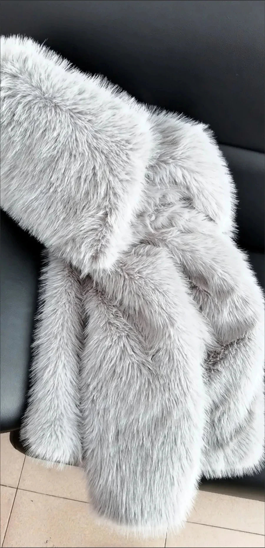 Trendy Hooded Faux Fox Fur Coats super Warm Winter Furry Jacket Women Streetwear Plush Clothing Loose Casual Whiter Chaquetas