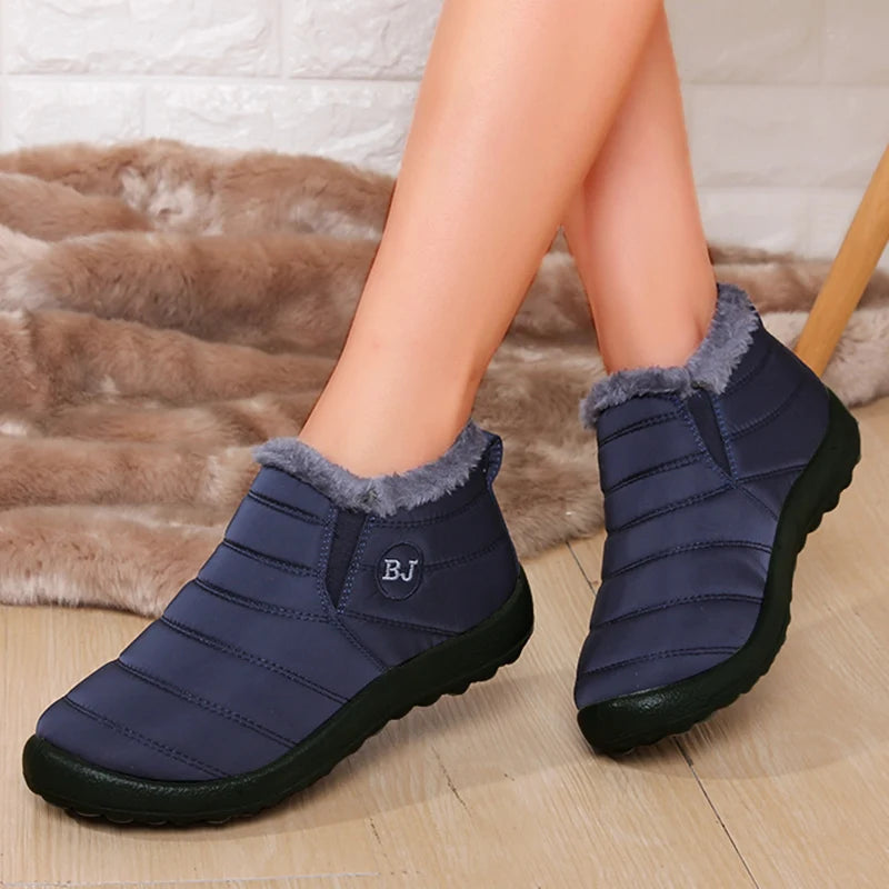 New Waterproof Winter Women Sneakers Shoes Breathable Women's Sneakers Chunky Plus Size Women Casual Shoes Black Flat Shoes