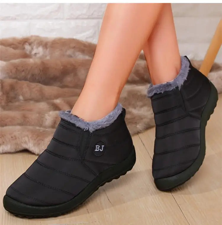 New Waterproof Winter Women Sneakers Shoes Breathable Women's Sneakers Chunky Plus Size Women Casual Shoes Black Flat Shoes