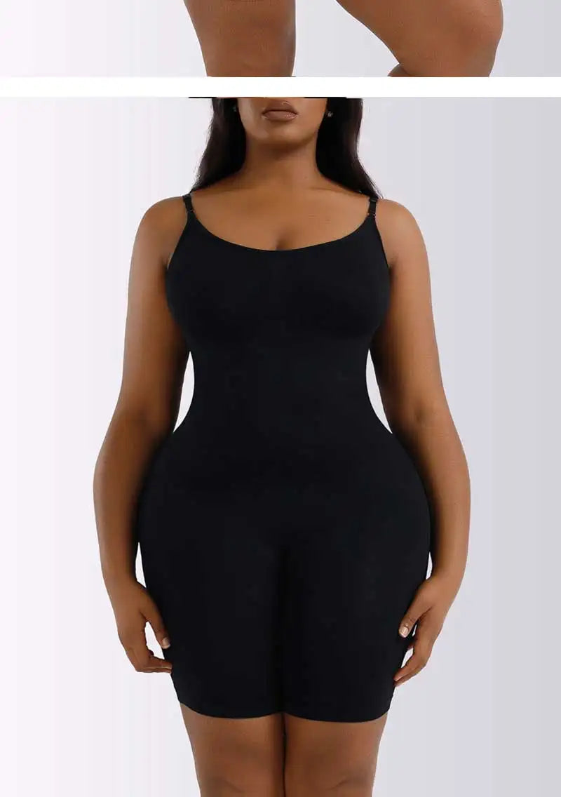 Women Full Body Shapewear Bodysuit for Belly Control Seamless Firm Waist Trainer Body Shaper Bodysuit