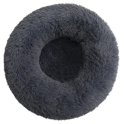 Round Plush Pet Bed – 6 Sizes (40–90 cm) for Large & Medium Dogs, Super Soft Cat Bed, Winter Warm Dog House