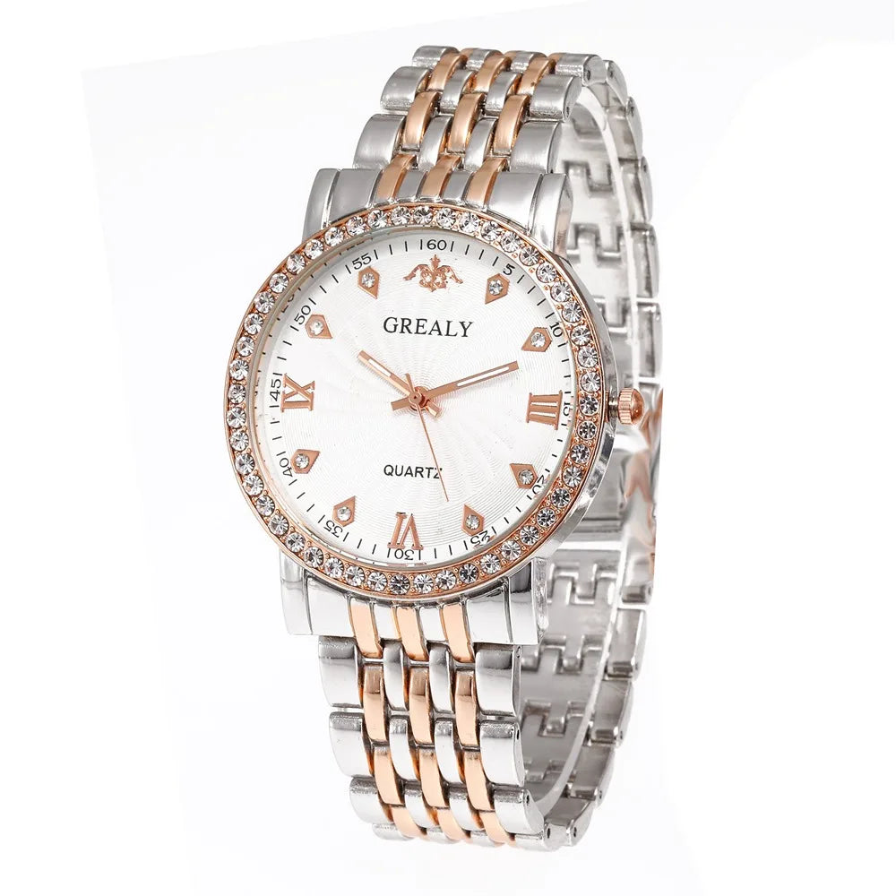 New Casual Golden Watch Ladies Creative Steel Women Watches Women Bracelet Watch Female Clock Lovers Wristwatch Relogio Feminino