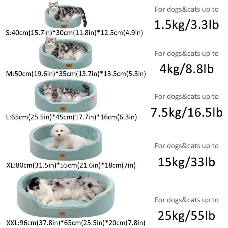 Large Dog Bed – Winter Orthopedic Waterproof Couch Pet Bed for Medium & Large Dogs