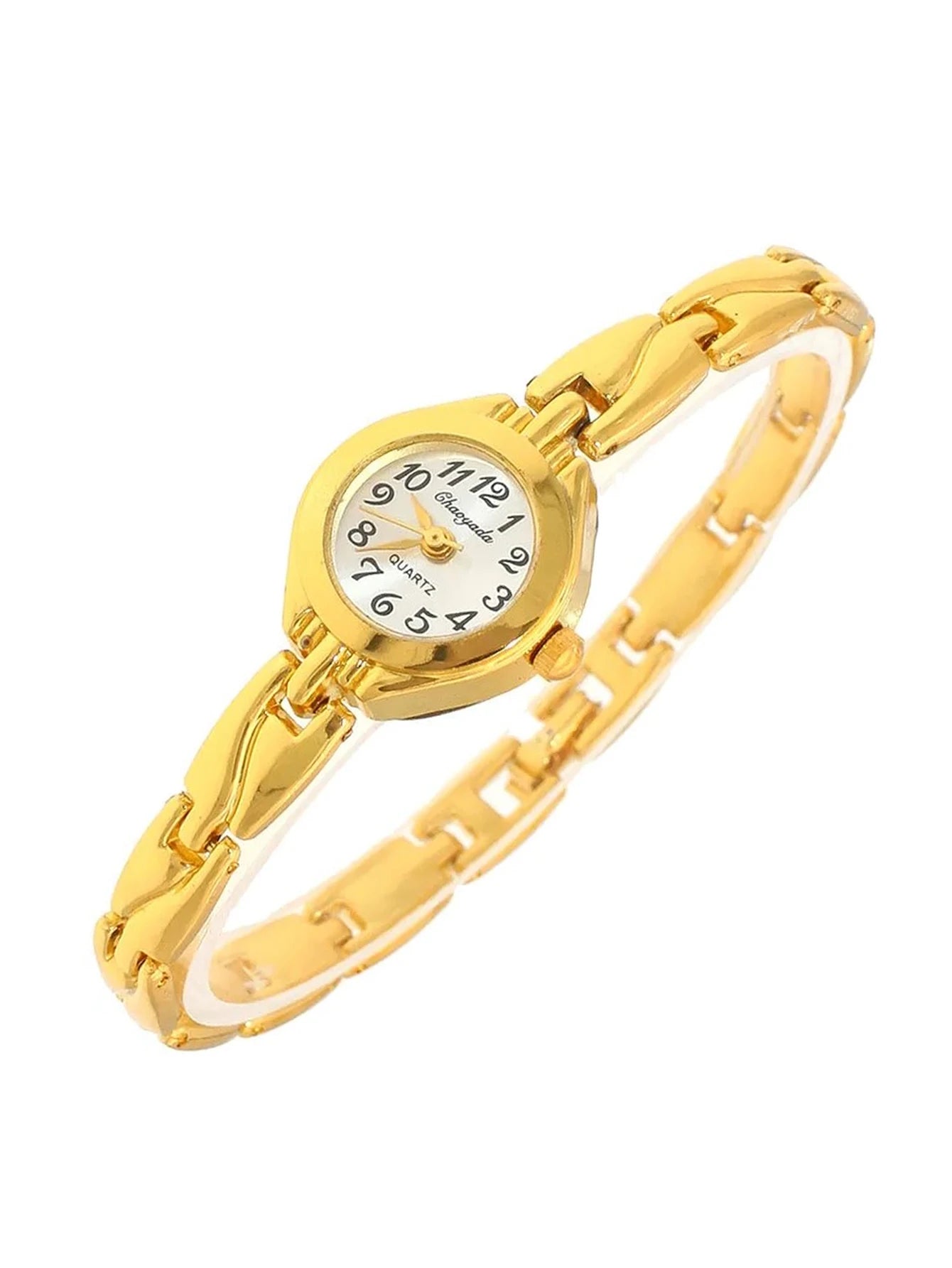 Luxury Gold Women Bracelet Watches Top Brand Steel Small Dial Quartz Wristwatch Fashion Elegant Ladies Hand-Chain Clock Gift