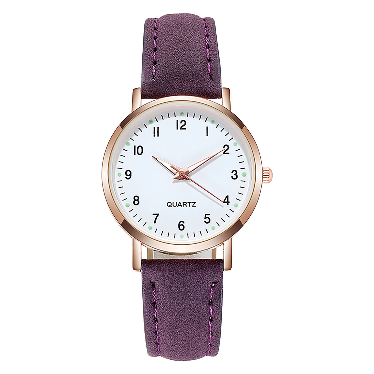 Fashion Temperament Ladies Belt Watch Analog Luminous Quartz Watch Fashionable Simple Style Quartz Wristwatch Reloj Mujer