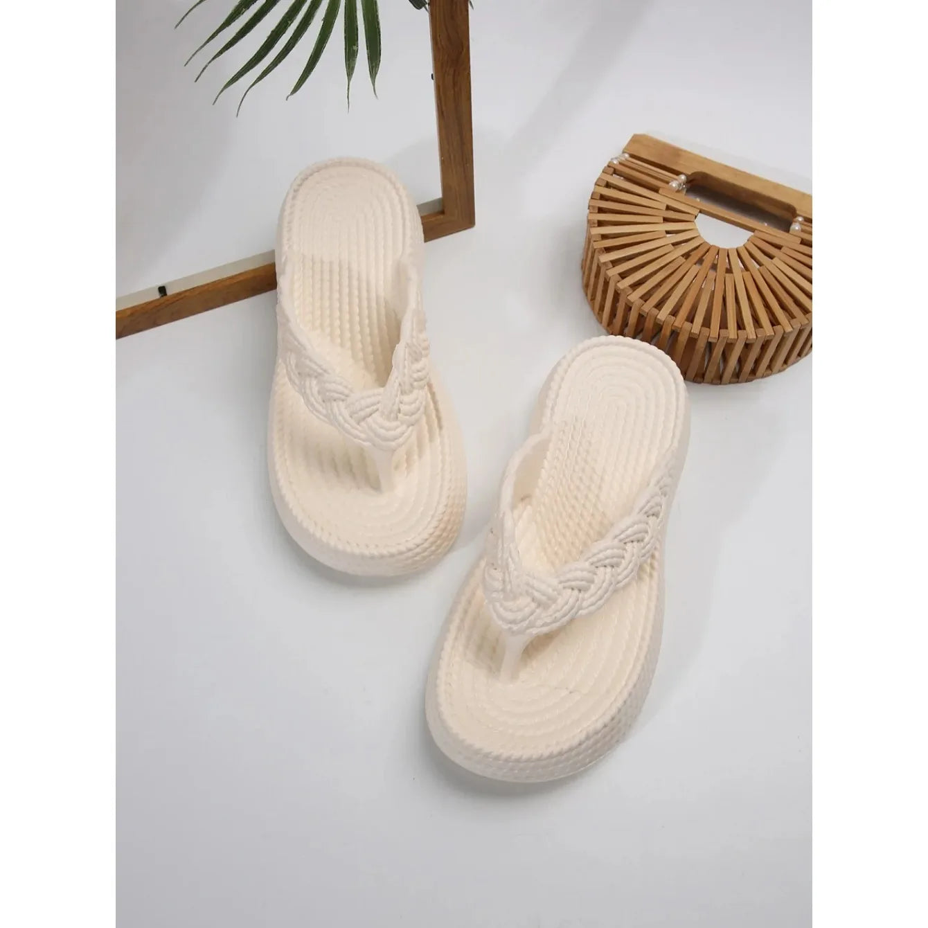 Women Slippers Platform Wedges Flip Flops Summer Casual Cozy Slides Women Designer Beach Dress Sandal Fashion Sport Ladies Shoes