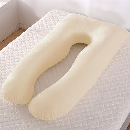 U-Shaped Pregnancy Pillow for Sleeping – Ice Silk Cooling Maternity Support Pillow for Comfort