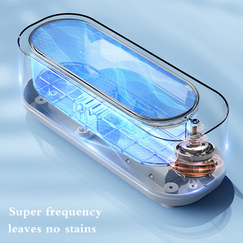 High-Frequency Ultrasonic Cleaner for Jewelry, Glasses, Watches & Dentures