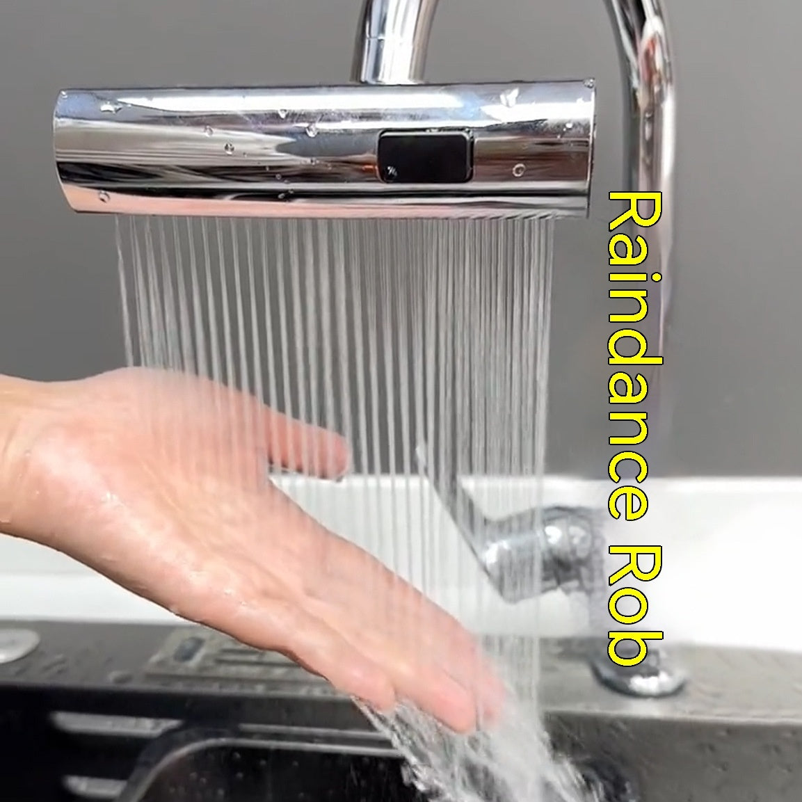 Kitchen Faucet Waterfall Nozzle – Splash-Proof, Rotating Bubbler & Extension