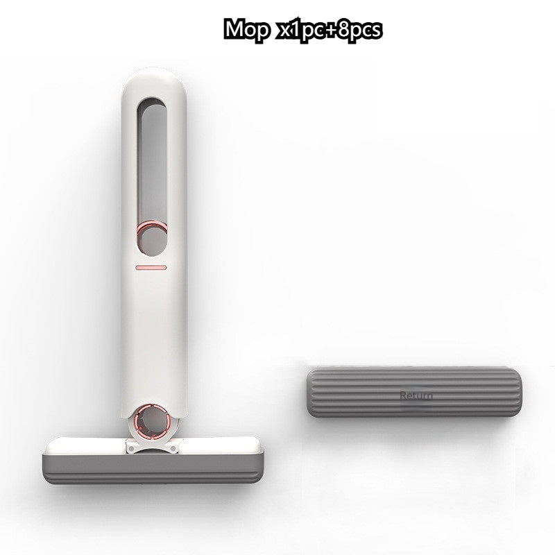 Style 5 Mini Squeeze Mop with Sponge – Portable Floor, Glass & Desk Cleaner