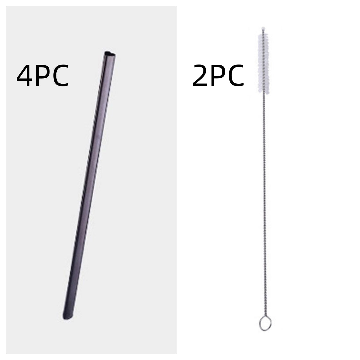 Set1 Heart-Shaped Stainless Steel Straw – Reusable Eco-Friendly Drinking Straw