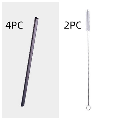 Set1 Heart-Shaped Stainless Steel Straw – Reusable Eco-Friendly Drinking Straw