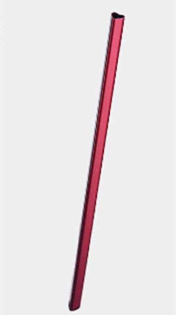 Red Heart-Shaped Stainless Steel Straw – Reusable Eco-Friendly Drinking Straw