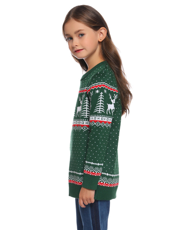 Kids Green 8Y Casual/ Comfortable And Warm Christmas Sweater